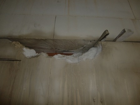 ffnung in Wand, Tragende Wand, Betonsgen, Betonabbruch