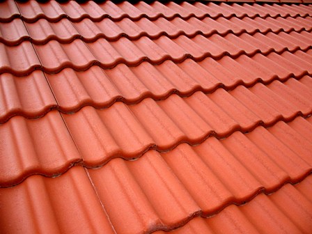 roter Ziegel, Dachziegel, Haus decken, Dach decken