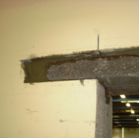 Wand, Öffnung, Beton, Tür, schneiden Wand, Öffnung, Beton, Tür, schneiden