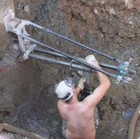 Beton, Betonschacht, Handwerk, Umbau, Baustelle
