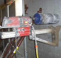 Wand, Bohrung, Beton, Hilti