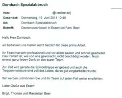 Deckendurchbruch Bewertung